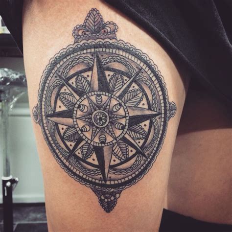 My New Travel Inspired Mandala Compass Tattoo Compass Tattoo Mandala