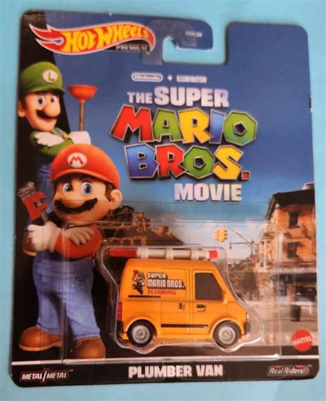 HOT WHEELS PREMIUM The Super Mario Bros Movie Plumber Van Di Mattel EUR 8 97 PicClick IT