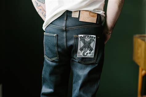 Naked Famous Elephant X 19oz Denim James Dant Features