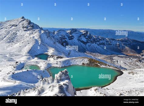 Tongariro Crossing New Zealand Stock Photo Alamy