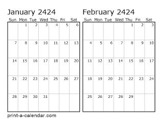 Download 2424 Printable Calendars