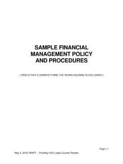 sample financial management policy  sample financial management