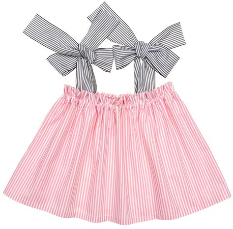 Rochy Girls Pink Striped Top Panther Print Bikini Bottoms Set Missbaby