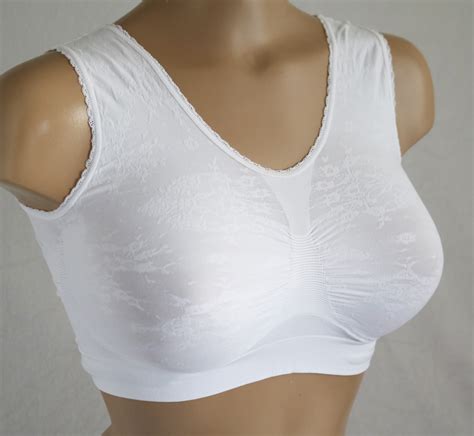Schlankstütz Stütz Bustier Gr. L 42/44 Weiß *Blümchen Spitze* SK2 ...