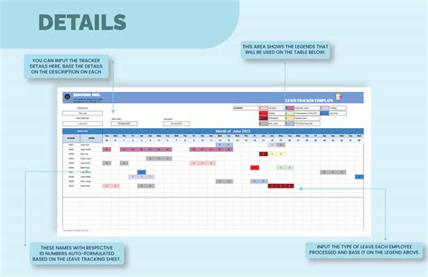 leave tracker template   excel google sheets templatenet
