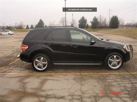 2007 Mercedes Benz Ml350 Black Suv 4 Door 3 5l 20 Chrome