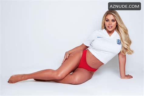 Bianca Gascoigne Sexy Shows Off Her Amazing Figure In An England Top And Red Bikini Bottoms AZNude