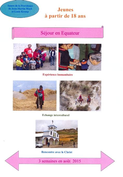 projet humanitaire aout