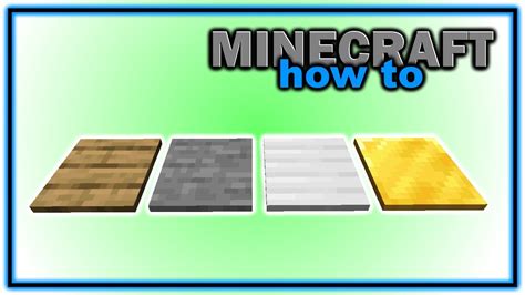 How To Make A Stone Pressure Plate In Minecraft New Update