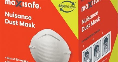 Maxisafe Non Toxic Dust Mask Box Of 50 Buy Online Protrade Online