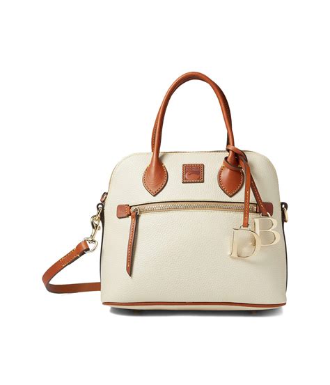 Dooney Bourke Pebble Ii Domed Satchel In Natural Lyst