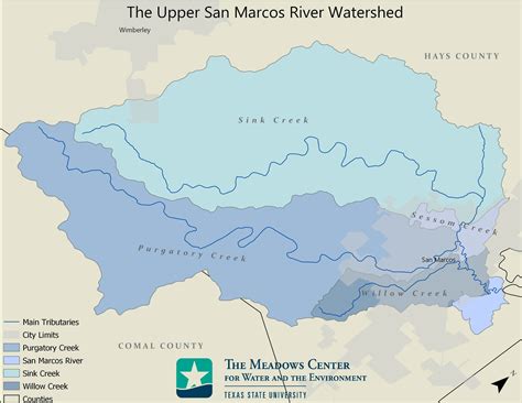 Maps and Diagrams — Upper San Marcos River Watershed