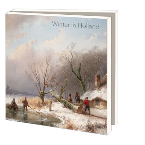 Kaartenmapje Met Env Vierkant Winter In Holland Teylers Museum Kopen