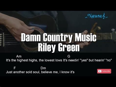 Riley Green Damn Country Music Guitar Chords Lyrics YouTube