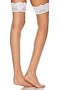 Wolford Nude Lace Stay Up Tights In Fairly Light White REVOLVE