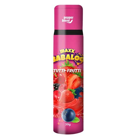 Gel para Sexo Oral Comestível Maxx Babaloo Tutti Frutti g Sex Shop Loja do Prazer