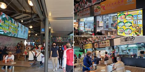 Bukit Canberra Hawker Centre Opens With Stalls Offering Meal Options