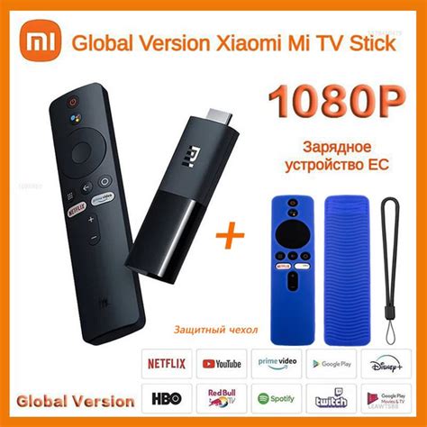 Медиаплеер Xiaomi TV Stick;Mi TV Stick 2K, HDMI, темно-синий, Android ...