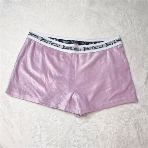 Juicy Couture Intimates And Sleepwear Juicy Couture Pink Fuzzy Pajama Shorts Poshmark