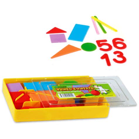 "Касса цифр и счетного материала ""Учись считать"" 132 элемента ...