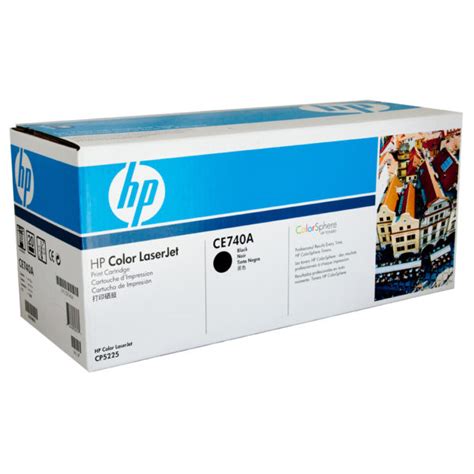Buy Hp 307a Ce740a Black Toner Cartridge For Color Laserjet Cp5225 In