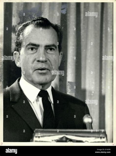 President Richard Nixon At An Event Hi Res Stock Photography And Images