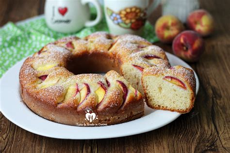 Ciambella Allo Yogurt E Pesche Un Dolce Soffice E Fruttato Anche Bimby