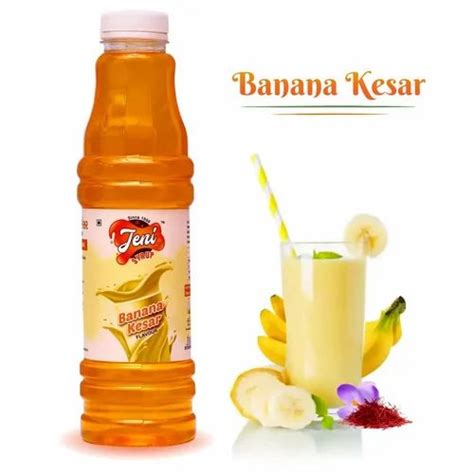 Jeni Banana Kesar Flavoured Sharbat Packaging Size Ml Packaging