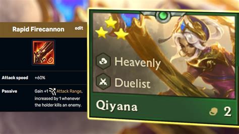 Star Qiyana With A Rapidfire Cannon Is The Most Satisfying Unit To