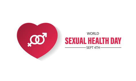 World Sexual Health Day September 4th Background Vector Illustration