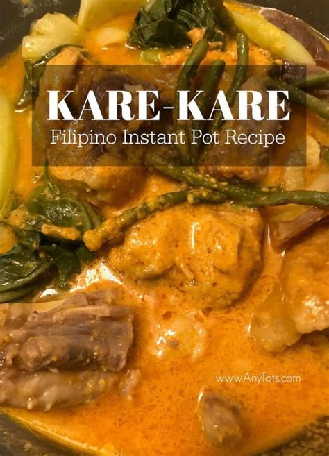 Kare Kare Instant Pot Artofit