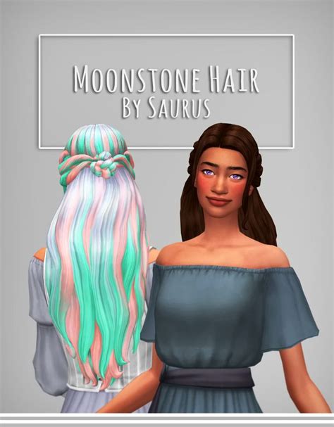 🎃happy Simblreen V Moonstone Hairs🎃 Saurus On Patreon Half Colored