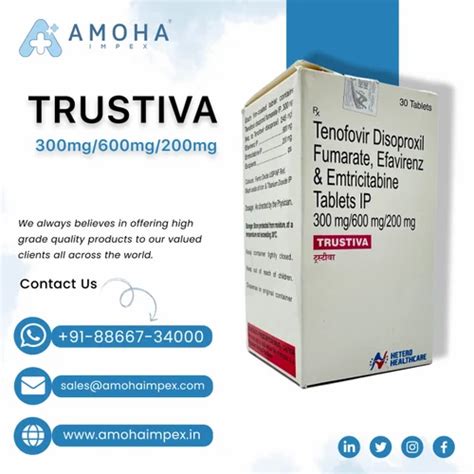 Emtricitabine Tenofovir Disoproxil Fumarate Efavirenz Tablets