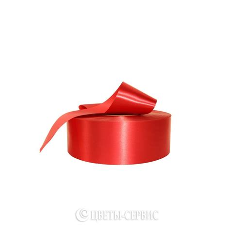 Ленты :: Ленты атласные :: Лента атласная красная - Ритуальные венки с ...