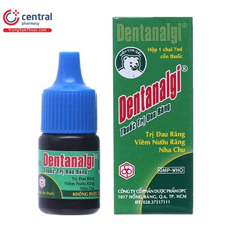 [CHÍNH HÃNG] Thuốc Dentanalgi - Không lo sâu răng, viêm nướu răng