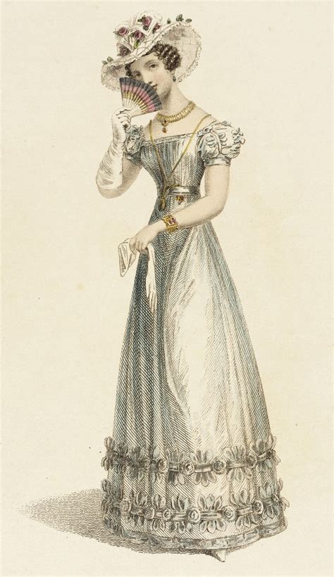 Evening Dress September Regency Era Fashion Fashion Plates