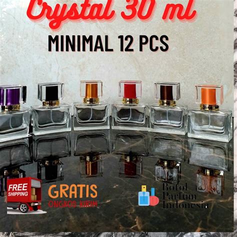 Jual Shopee Mall Botol Parfum Spray Kaca Kosong Ml Crystal Ml