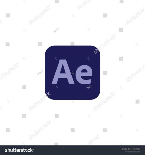 Adobe After Effects Logo Vector Stock Vector Royalty Free 2149295083