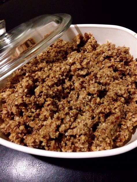 Impossible Raw Apple Crumble Apples Pecans Can Be Walnuts