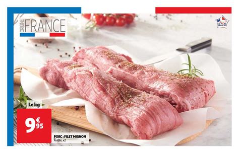 Promo Porc Filet Mignon Chez Auchan ICatalogue Fr