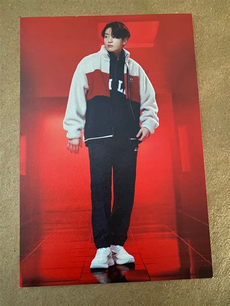 FILA BTS Jungkook Postcards Hobbies Toys Memorabilia Collectibles