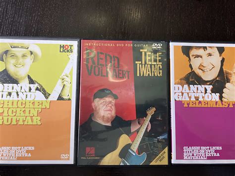 Telecasters Hot Licks Hal Leonard Instructional Dvds Reverb