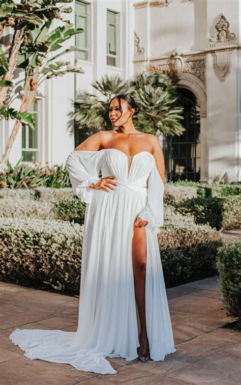 Plus Size Boho Wedding Dress