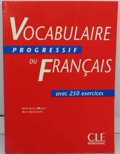 Livro Vocabulaire Progressif Du Fran Ais Avec Exercices Claire