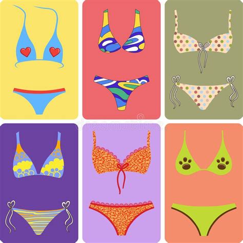 Yellow Polka Dot Bikini Stock Illustration Illustration Of Spot