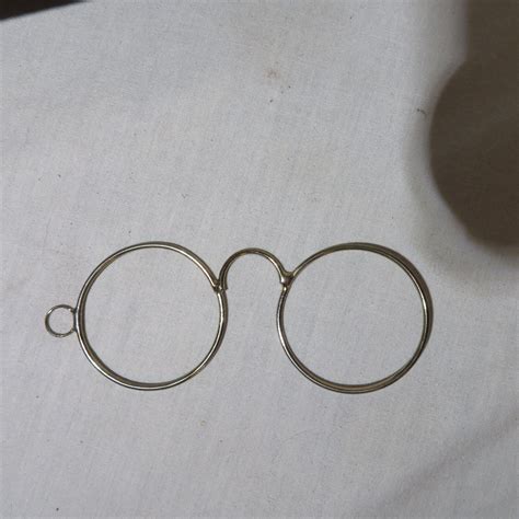 Vintage Prince Nez Theodore Roosevelt Style Spectacle Gem