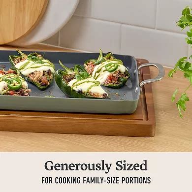 calphalon ceramic nonstick double stovetop griddle