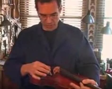 violin maker guy rabut    adjust  soundpost article  strad