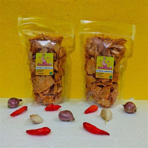 Jual Keripik Singkong Aneka Kerupuk Slondok Opak Pedas Gurih