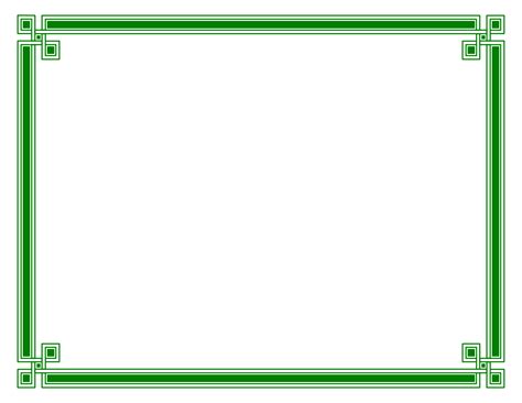 Certificate Background Green